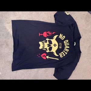 Zero foxtrot black shirt with design. Size large